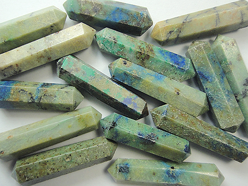 Double Point - Azurite Malachite