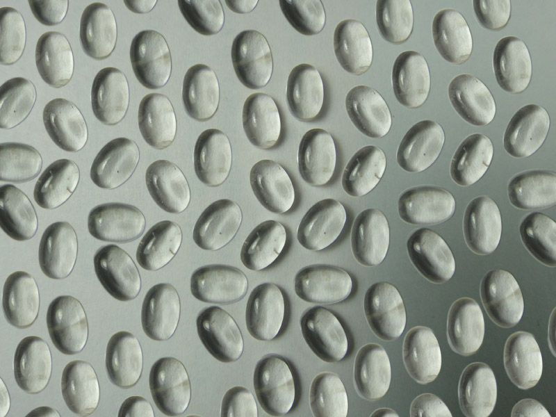 Cabochon 10 Piece 4x6mm - Quartz Clear