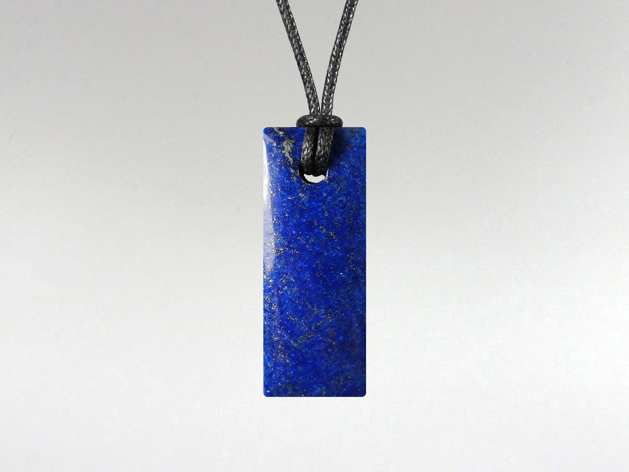 Flat Rectangle Pendant - Lapis Lazuli