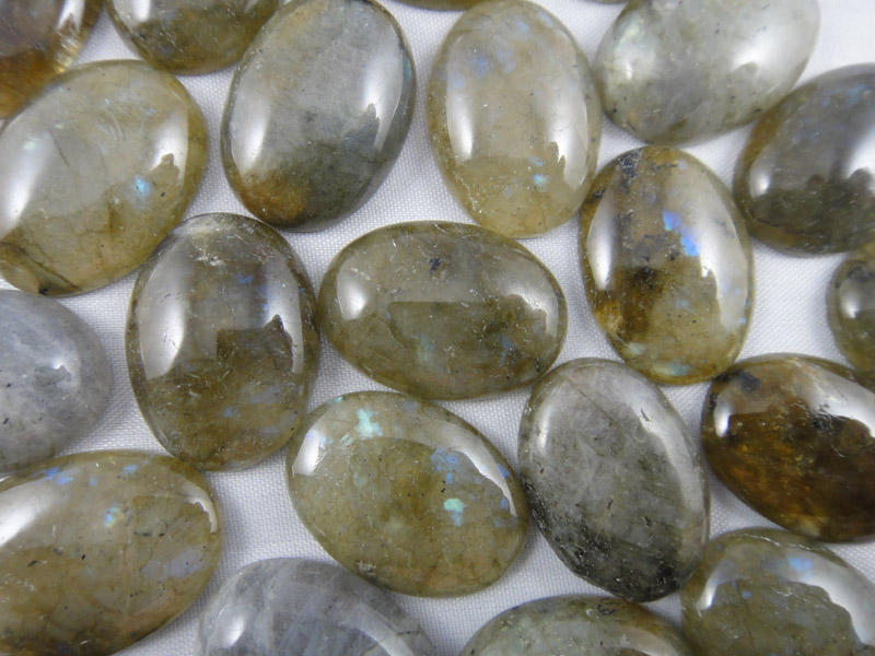 Cabochon 2 Piece 16x22mm - Labradorite