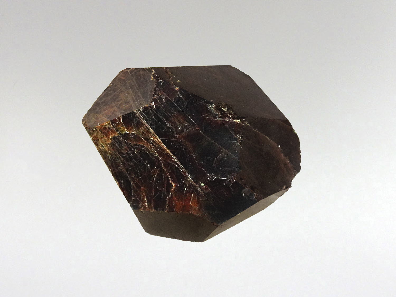 Attractive Garnet crystal ... sits upright.