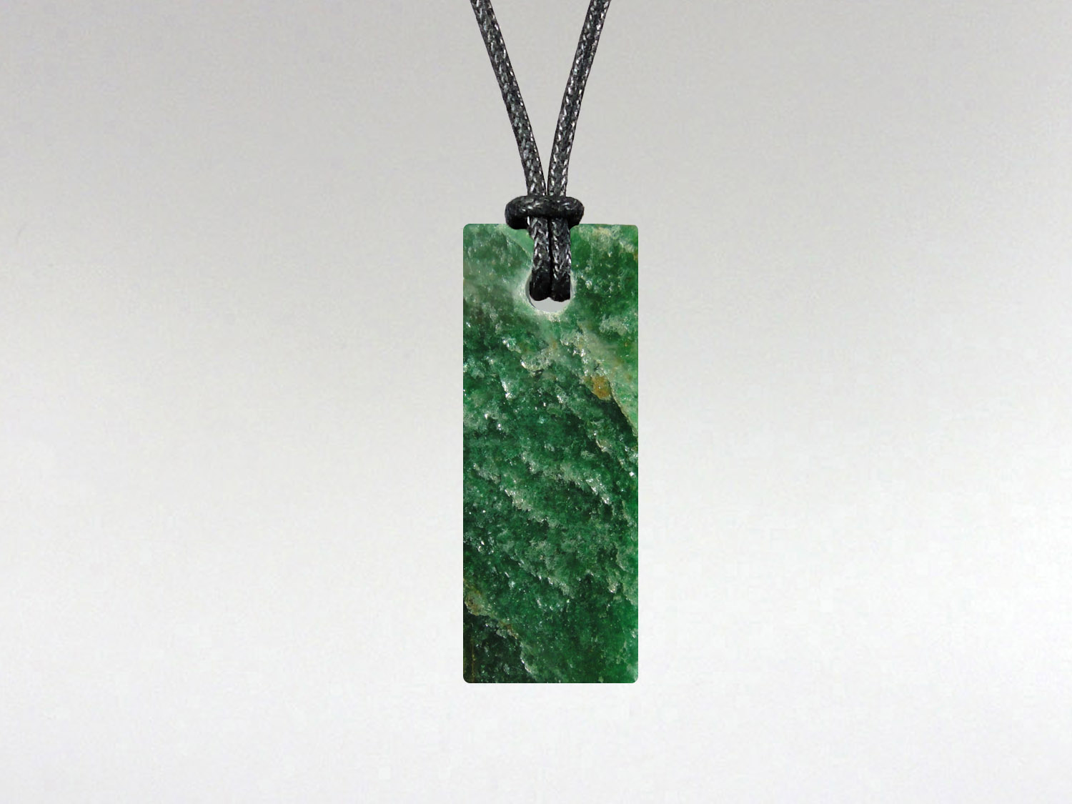 Flat Rectangle Pendant - Fuchsite