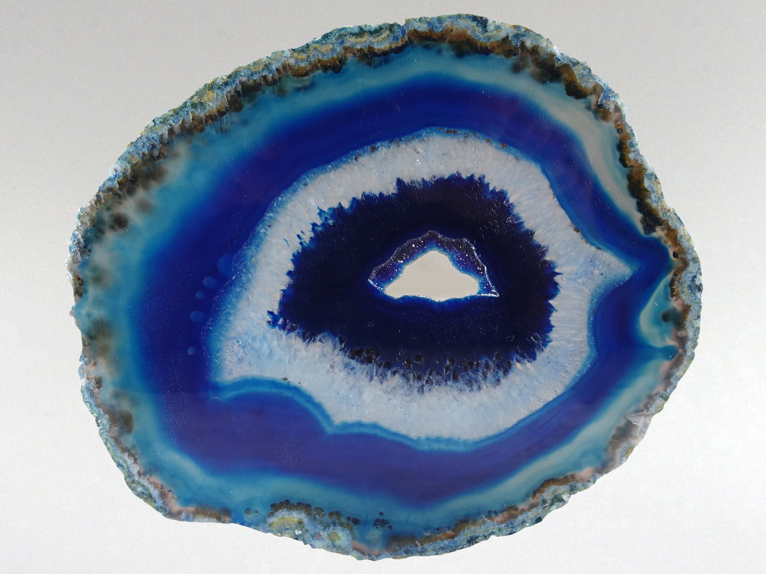 Agate Slice Med - Blue 2