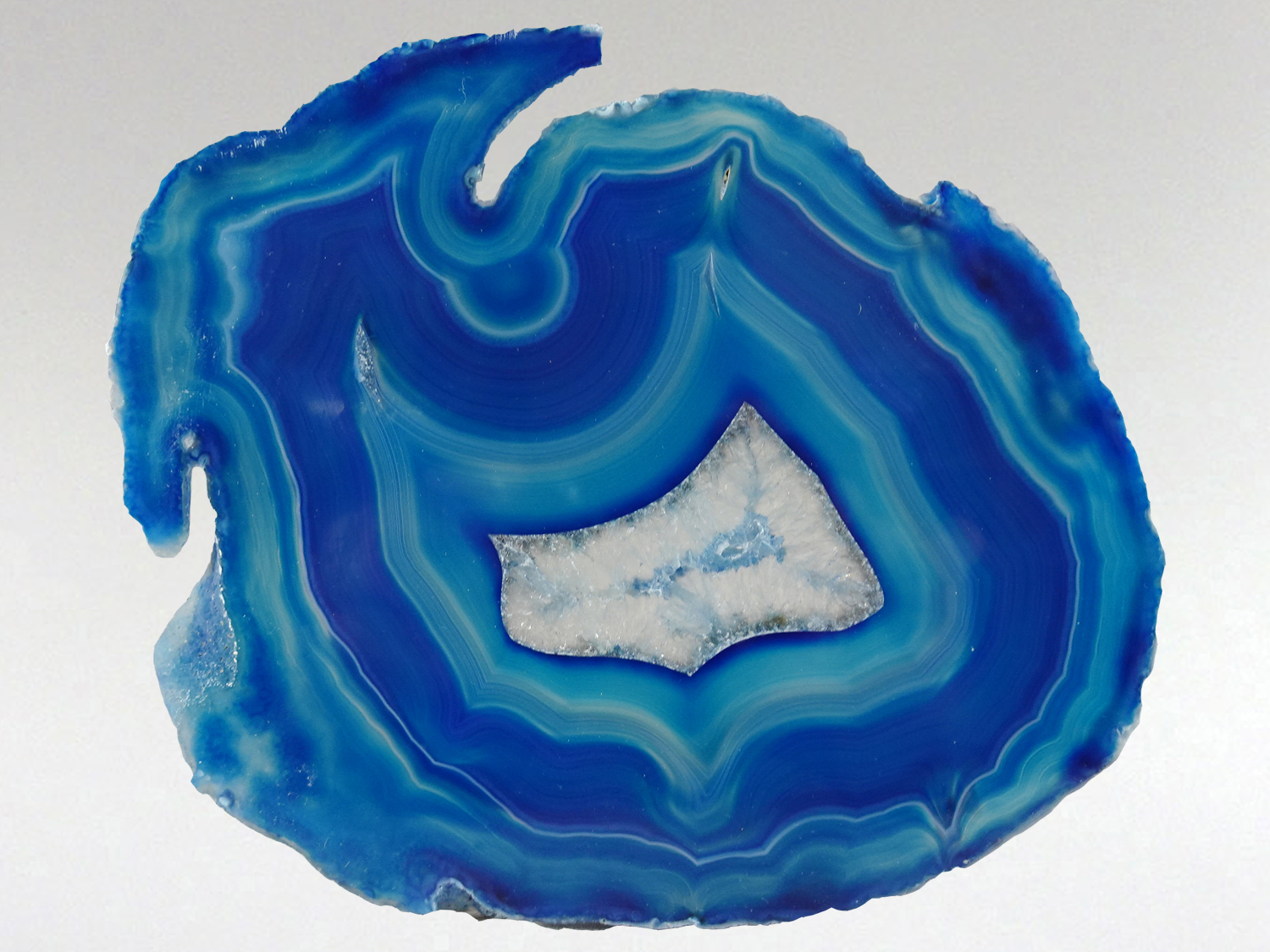 Agate Slice X Lge - Blue 2