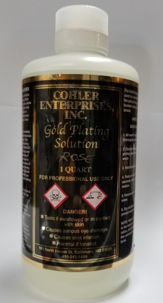 Gold Electroplating Solution