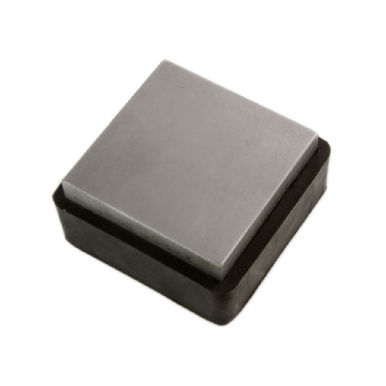 Bench Block 2.7X2.7 Steel with rubber base - SJ Jewelry Supply