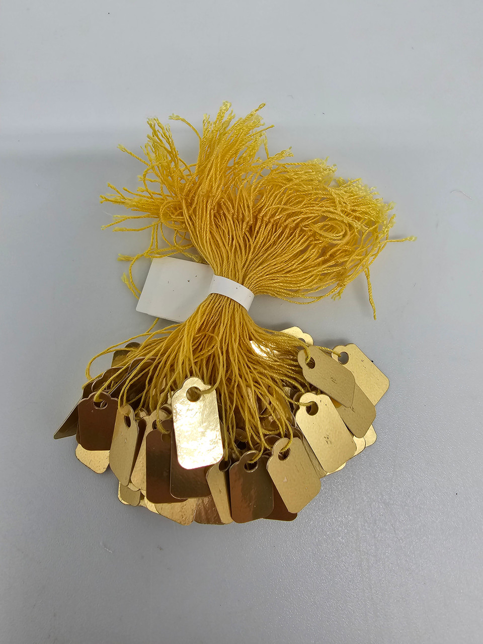 Tag String 8x16mm Gold (Bundle) - SJ Jewelry Supply