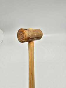 Mallet Rawhide #0 (1" head diameter). Rawhide helps you easily form your metal without marring your metal. Small for smaller projects.