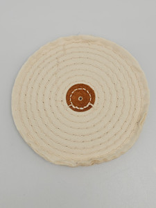 Buff Muslin 6" Knife Edge (12 Ply).
Muslin Buff 6" Knife Edge 12 Ply is a type of buffing wheel that is commonly used in the jewelry-making process. It is made of muslin fabric and measures 6 inches in diameter with a knife edge shape and 12-ply thickness.
The Muslin Buff 6" Knife Edge 12 Ply is ideal for polishing and buffing hard-to-reach areas, especially around prongs and other intricate details of jewelry pieces. It can be used with a polishing compound to achieve a high shine on metal surfaces.
A must-have item to use alongside the Muslin Buff 6" Knife Edge 12 Ply is a buffing motor. This will allow you to easily attach the buffing wheel and achieve optimal results. Buff Muslin 6" Knife Edge (12 Ply).
Muslin Buff 6" Knife Edge 12 Ply is a type of buffing wheel that is commonly used in the jewelry-making process. It is made of muslin fabric and measures 6 inches in diameter with a knife edge shape and 12-ply thickness.
The Muslin Buff 6" Knife Edge 12 Ply is ideal for polishing and buffing hard-to-reach areas, especially around prongs and other intricate details of jewelry pieces. It can be used with a polishing compound to achieve a high shine on metal surfaces.
A must-have item to use alongside the Muslin Buff 6" Knife Edge 12 Ply is a buffing motor. This will allow you to easily attach the buffing wheel and achieve optimal results.
