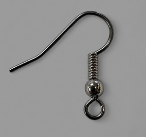 Ear Wire Surgical Steel -sold by the piece- Ear Wire Surgical Steel -sold by the piece-