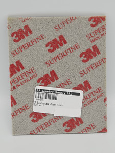 3M Sanding Pad -Super Fine- (320 grit).
A 3M Sanding Pad -Super Fine- (320 grit) is a flexible abrasive pad that can be used for sanding and finishing metal surfaces in jewelry making. The pad has a durable foam backing that allows it to conform to irregular surfaces, making it ideal for use on contoured or textured metal pieces.
The best uses for a 320 grit sanding pad are smoothing rough edges or removing scratches and blemishes on metal surfaces, such as on silver, gold, or copper jewelry pieces. It can also be used to polish and shine metal surfaces before adding a final finishing touch.
Some unique uses for a 320 grit sanding pad in jewelry making include creating a matte or brushed finish on metal surfaces by lightly sanding in one direction. It can also be used to distress or age metal pieces for a vintage or rustic look.
One must-have jewelry making item to use alongside a 320 grit sanding pad is a pair of safety goggles or protective eyewear to prevent eye injury from metal shavings or dust. 3M Sanding Pad -Super Fine- (320 grit).
A 3M Sanding Pad -Super Fine- (320 grit) is a flexible abrasive pad that can be used for sanding and finishing metal surfaces in jewelry making. The pad has a durable foam backing that allows it to conform to irregular surfaces, making it ideal for use on contoured or textured metal pieces.
The best uses for a 320 grit sanding pad are smoothing rough edges or removing scratches and blemishes on metal surfaces, such as on silver, gold, or copper jewelry pieces. It can also be used to polish and shine metal surfaces before adding a final finishing touch.
Some unique uses for a 320 grit sanding pad in jewelry making include creating a matte or brushed finish on metal surfaces by lightly sanding in one direction. It can also be used to distress or age metal pieces for a vintage or rustic look.
One must-have jewelry making item to use alongside a 320 grit sanding pad is a pair of safety goggles or protective eyewear to prevent eye injury from metal shavings or dust.