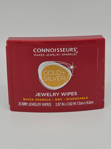 Polishing Jewelry Wipes 25Pcs (Connoisseurs).
Polishing Jewelry Wipes by Connoisseurs are a convenient and effective tool for maintaining the shine and luster of your jewelry pieces. These wipes are pre-moistened with a specially formulated polishing solution that helps remove tarnish, dirt, and fingerprints from various types of jewelry surfaces, including gold, silver, platinum, and gemstones.
The primary use of Polishing Jewelry Wipes is to restore the brilliance and shine of your jewelry. The polishing solution embedded in the wipes gently cleans the jewelry surface, removing accumulated grime and residues that can dull its appearance over time. The wipes also help to remove tarnish, which is a common issue with silver jewelry, leaving your pieces looking fresh and radiant.
These wipes offer convenience and ease of use, as they come pre-moistened and individually packaged. This makes them ideal for quick touch-ups and on-the-go cleaning, allowing you to maintain the beauty of your jewelry wherever you are. The compact size of the wipes makes them portable and suitable for travel, making it convenient to keep your jewelry looking its best even while away from home.
One unique use for Polishing Jewelry Wipes is their ability to reach intricate and hard-to-reach areas of your jewelry. The wipes can be easily maneuvered into crevices, prongs, or detailed designs, ensuring thorough cleaning and polishing of all parts of your jewelry. This makes them particularly useful for pieces with intricate patterns, textured surfaces, or jewelry that includes gemstone settings.
A must-have jewelry making item to use alongside Polishing Jewelry Wipes is a soft microfiber cloth. After using the wipes, you can use a microfiber cloth to gently dry and buff your jewelry, further enhancing its shine and removing any remaining residues. The combination of the wipes and a microfiber cloth ensures thorough cleaning and polishing of your jewelry pieces. Polishing Jewelry Wipes 25Pcs (Connoisseurs).
Polishing Jewelry Wipes by Connoisseurs are a convenient and effective tool for maintaining the shine and luster of your jewelry pieces. These wipes are pre-moistened with a specially formulated polishing solution that helps remove tarnish, dirt, and fingerprints from various types of jewelry surfaces, including gold, silver, platinum, and gemstones.
The primary use of Polishing Jewelry Wipes is to restore the brilliance and shine of your jewelry. The polishing solution embedded in the wipes gently cleans the jewelry surface, removing accumulated grime and residues that can dull its appearance over time. The wipes also help to remove tarnish, which is a common issue with silver jewelry, leaving your pieces looking fresh and radiant.
These wipes offer convenience and ease of use, as they come pre-moistened and individually packaged. This makes them ideal for quick touch-ups and on-the-go cleaning, allowing you to maintain the beauty of your jewelry wherever you are. The compact size of the wipes makes them portable and suitable for travel, making it convenient to keep your jewelry looking its best even while away from home.
One unique use for Polishing Jewelry Wipes is their ability to reach intricate and hard-to-reach areas of your jewelry. The wipes can be easily maneuvered into crevices, prongs, or detailed designs, ensuring thorough cleaning and polishing of all parts of your jewelry. This makes them particularly useful for pieces with intricate patterns, textured surfaces, or jewelry that includes gemstone settings.
A must-have jewelry making item to use alongside Polishing Jewelry Wipes is a soft microfiber cloth. After using the wipes, you can use a microfiber cloth to gently dry and buff your jewelry, further enhancing its shine and removing any remaining residues. The combination of the wipes and a microfiber cloth ensures thorough cleaning and polishing of your jewelry pieces.