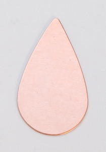 Copper Blank Teardrop -Ea-