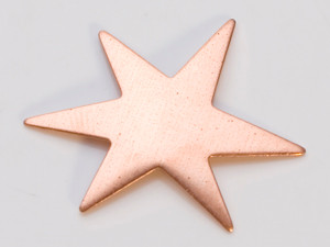 Copper Blank Funny Star 1 1/8"