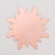 Copper Blank Sunburst 1 1/4"