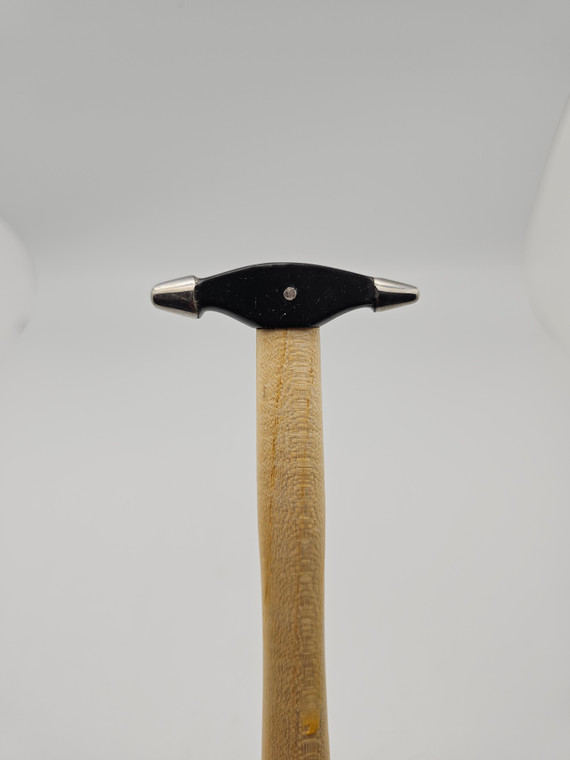 Hammer Mini Embossing (4/6mm faces). The Small Embossing Hammer is used to form small raised areas by hammering from the inside in preparation for chasing or general shaping. This hammer leaves a very fine dimpled texture that can be greatly varied by the strength of the blow.