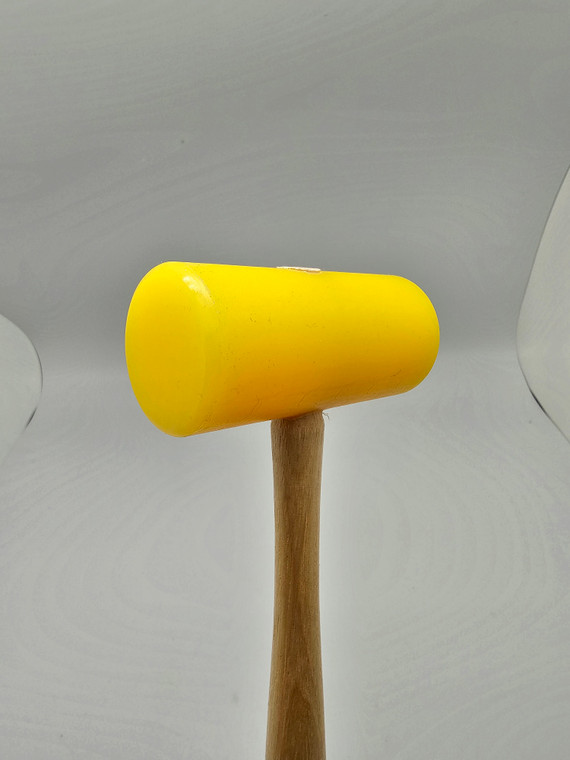 Mallet Plastic 1 1/2". Plastic helps you form metal without marring your metal.