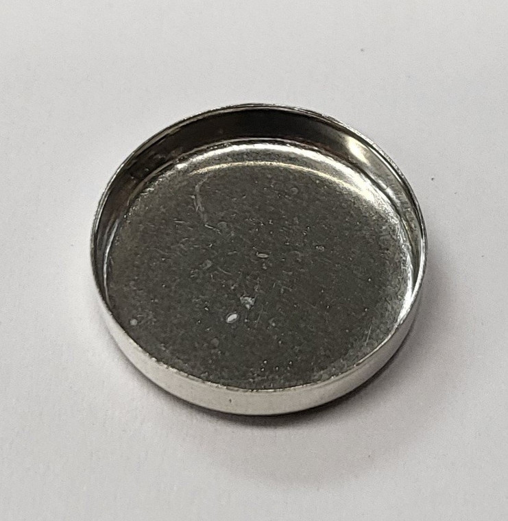 SS Bezel Cup 14mm Round Plain