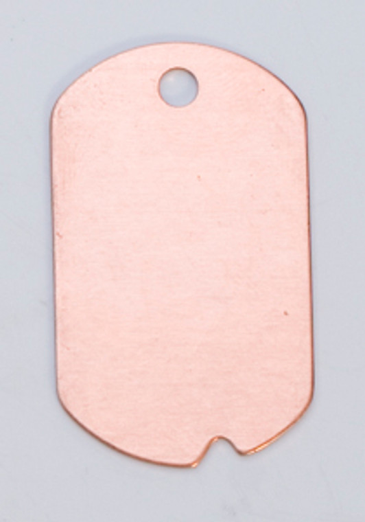 Copper Dog Tag