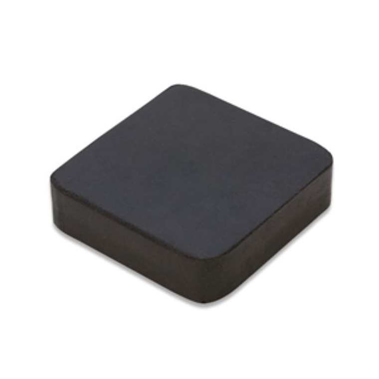 Rubber Bench Block 4X4". Rubber base helps absorb shock so hammering does not hurt your wrists. Rubber also helps stamp/texture/etc imprints appear more easily and clearly on your metal.
