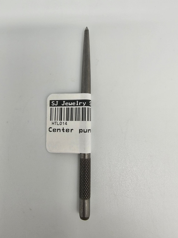 Center Punch.

A Center Punch is a hand tool used in jewelry making for various purposes such as marking, indenting, and aligning. 

What is a Center Punch used for in jewelry making, and what are the best uses for it?

A Center Punch is a tool with a pointed tip designed to create a small indentation or mark on a material's surface. In jewelry making, a center punch serves the following purposes:

Marking: The center punch is commonly used to create precise markings or reference points on metal surfaces. It helps jewelers align and guide their work, such as drilling holes, setting stones, or making design layouts.

Drilling Starter Holes: When drilling holes in metal, a center punch is used to create a small indentation or starter hole. This helps to prevent the drill bit from slipping or wandering during the drilling process, ensuring accurate and centered holes.

Metal Embossing: The center punch can be used to create decorative indentations or patterns on metal surfaces. By striking the punch with a hammer, jewelers can create raised or recessed designs for added texture and visual interest.

Jewelry Repairs: When repairing jewelry, a center punch can be used to realign or secure loose components. By creating small indentations or depressions, the punch helps hold pieces together, ensuring a secure and durable repair.

What are some unique uses for a Center Punch in jewelry making?

Texture Creation: By using a center punch with various striking techniques, jewelers can create unique textures on metal surfaces. This adds depth and visual interest to jewelry pieces, giving them a distinctive appearance.

Rivet Setting: A center punch can be employed to prepare metal for rivet setting. It helps create an indentation that serves as a guide for positioning and securing rivets in place.

What is one must-have jewelry making item to use alongside a Center Punch?

One must-have jewelry making item to use alongside a Center Punch is a jeweler's hammer. A jeweler's hammer (most commonly a 2 LB Brass Mallet) is used in conjunction with the center punch to strike and create the desired indentation or mark on the metal surface. The hammer should have a controlled weight and a flat striking face to ensure precise and accurate results.