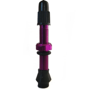 Presta Valve Stem - Aluminum Purple Anodized 40MM