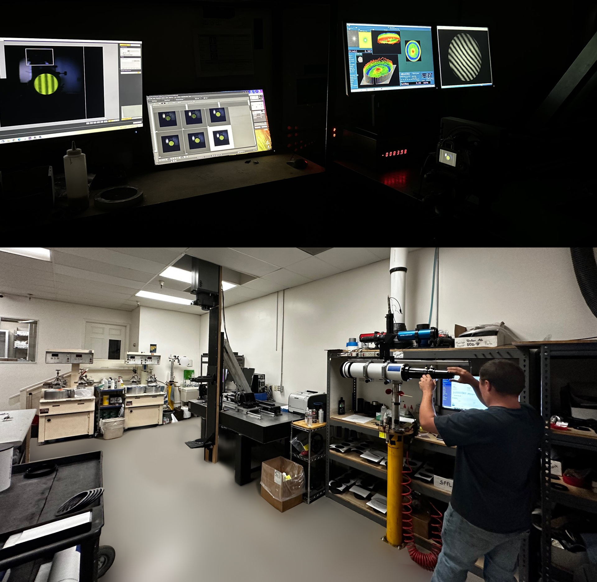 Stellarvue metrology and figuring lab