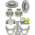 "ONE (AXLE) SET OF INTEGRAL 10,000LB MAXX COATING DISC BRAKES FOR DEXTER/LIPPERT SPINDLE WITH 5.25"" INNER BEARING SHOULDER TO BRAKE FLANGE.
INCLUDES MAXX INTEGRAL 13"" ROTOR, MAXX CALIPER w SM Pads, MAXX BRACKET & HUB MOUNTING BOLTS * FITS 16"" DUAL WHEEL APPLICATION W/ 5/8"" WHEEL STUDS  - USES 387A INNER/25580 OUTER BEARINGS."