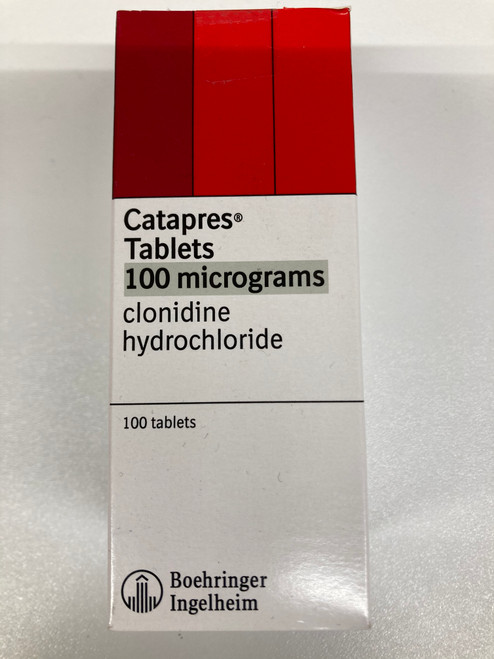 CATAPRESS 0.1 MG TABLETS, 100CT