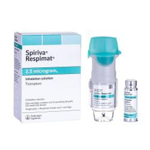 COPD

Tiotropium is indicated as a maintenance bronchodilator treatment to relieve symptoms of patients with chronic obstructive pulmonary disease (COPD).

Asthma

Spiriva Respimat is indicated as add-on maintenance bronchodilator treatment in patients aged 6 years and older with severe asthma who experienced one or more severe asthma exacerbations in the preceding year (see sections 4.2 and 5.1).