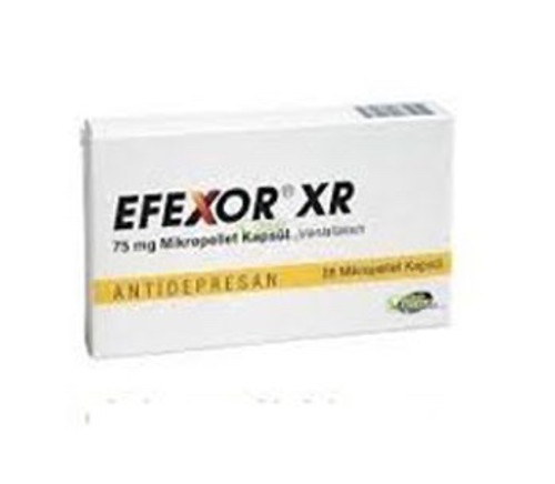 EFEXOR (VENLAFAXINE) 75MG XL CAPSULES,28CT