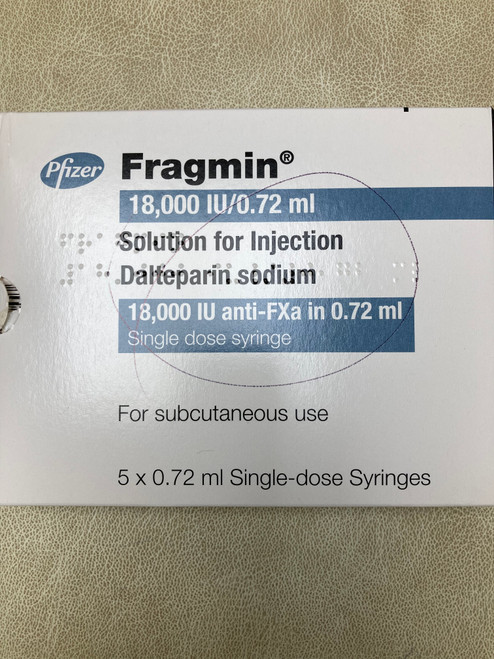 fFRAGMIN(DALTEPARIN)  18000/0.72ML,5CT