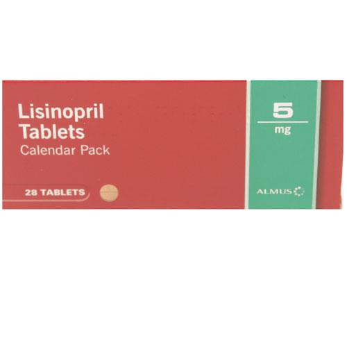 LISINOPRIL 5MG TABLET,28CT