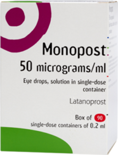 MONOPOST (LATANOPROST)50MCG/ UNIT DOSE,30CT