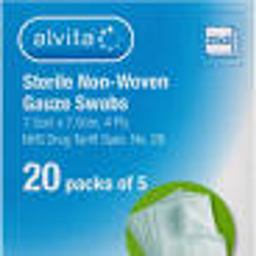 GAUZE SWABS 7.5CMSQ SPEC28 STERILE 20X5(100CT)