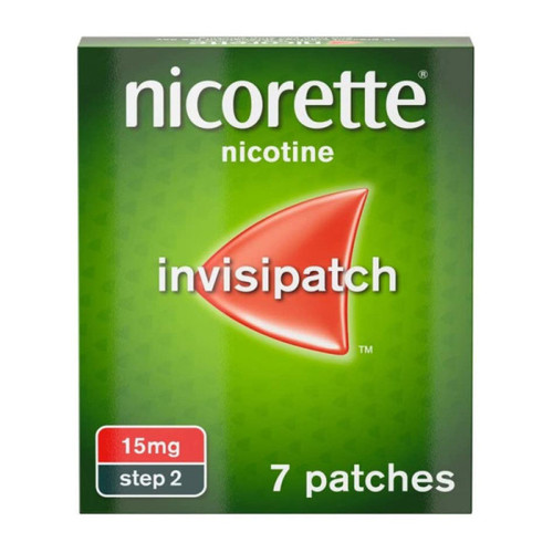 NICORETTE INVISIPATCH 15MG PATCH, STEP2,7CT