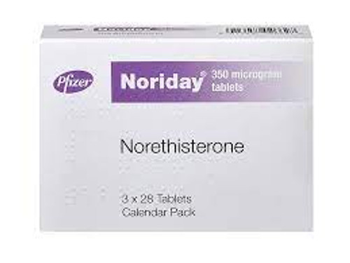 Noriday is a type of oral contraceptive pill called the progesterone-only pill or mini pill. Unlike the combined pill, it does not contain oestrogen, so may be more suitable for women who are unable to take this hormone. Noriday is over 99% effective in preventing pregnancy when taken correctly.