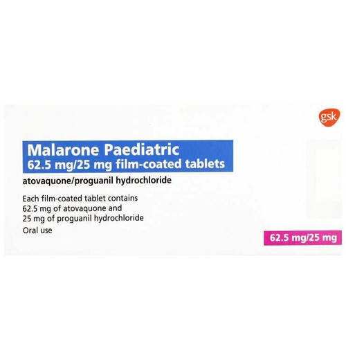 Malarone Paediatric tablets are specially designed for your young explorers, a small easy-to-swallow tablet for preventing malaria when visiting high-risk malaria countries.

Malarone Paediatric is a brand name for a combination of generic antimalarial medicines known as Atovaquone and Proguanil. This medicine is intended for use by children and adults who weigh less than 40kg.