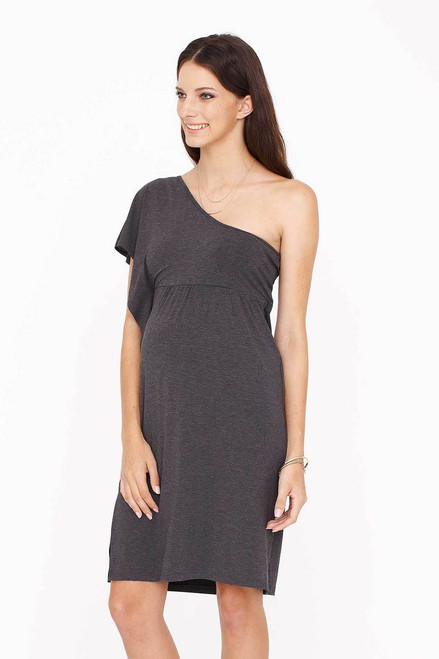 Dote Nursingwear Blair Nursing Dress, Dark Grey Dote Nursingwear Blair Nursing Dress, Dark Grey