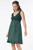 Mothers En Vogue Inez Sleeveless Nursing Dress, Myrtle Green Mothers En Vogue Inez Sleeveless Nursing Dress, Myrtle Green