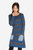 Milker Nursing Wear Liv Knitted Woolen Nursing Dress, Blue Stripes Milker Nursing Wear Liv Knitted Woolen Nursing Dress, Blue Stripes
