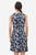 Milker Nursing Wear Zoo Floral Summer Nursing Dress, Blue floral print