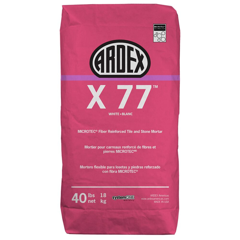 Ardex X77 Microtec Fiber Reinforced Tile & Stone Mortar - 40 lb