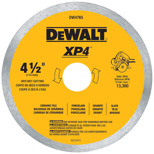 DEWALT Premium XP4 Wet Tile Blade