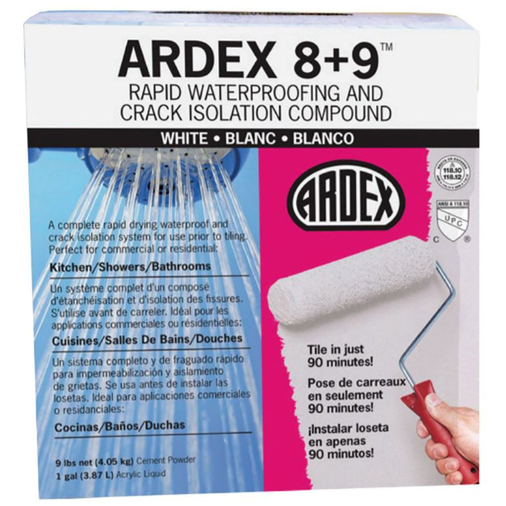ARDEX 8+9 Rapid Waterproofing & Crack Isolation Compound