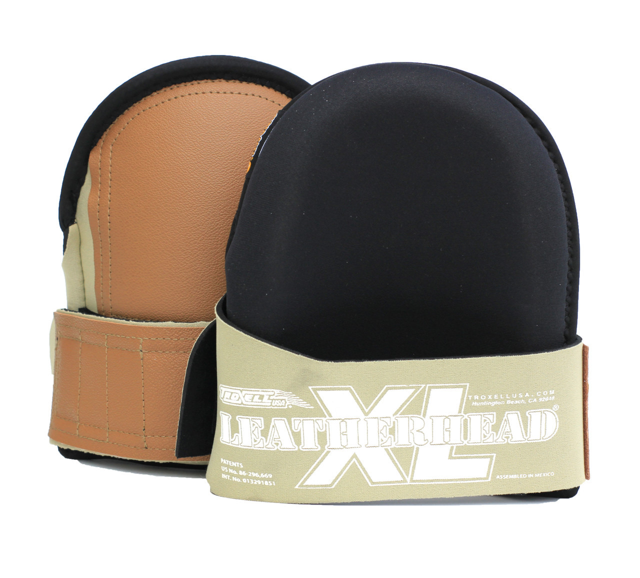 TROXELL USA SuperSoft Leatherhead Kneepads - (Large Size / Bagged In Pairs - Foto 2