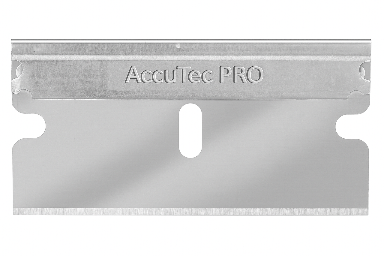 AccuTec PRO Steel Back Single Edge Razor Blade