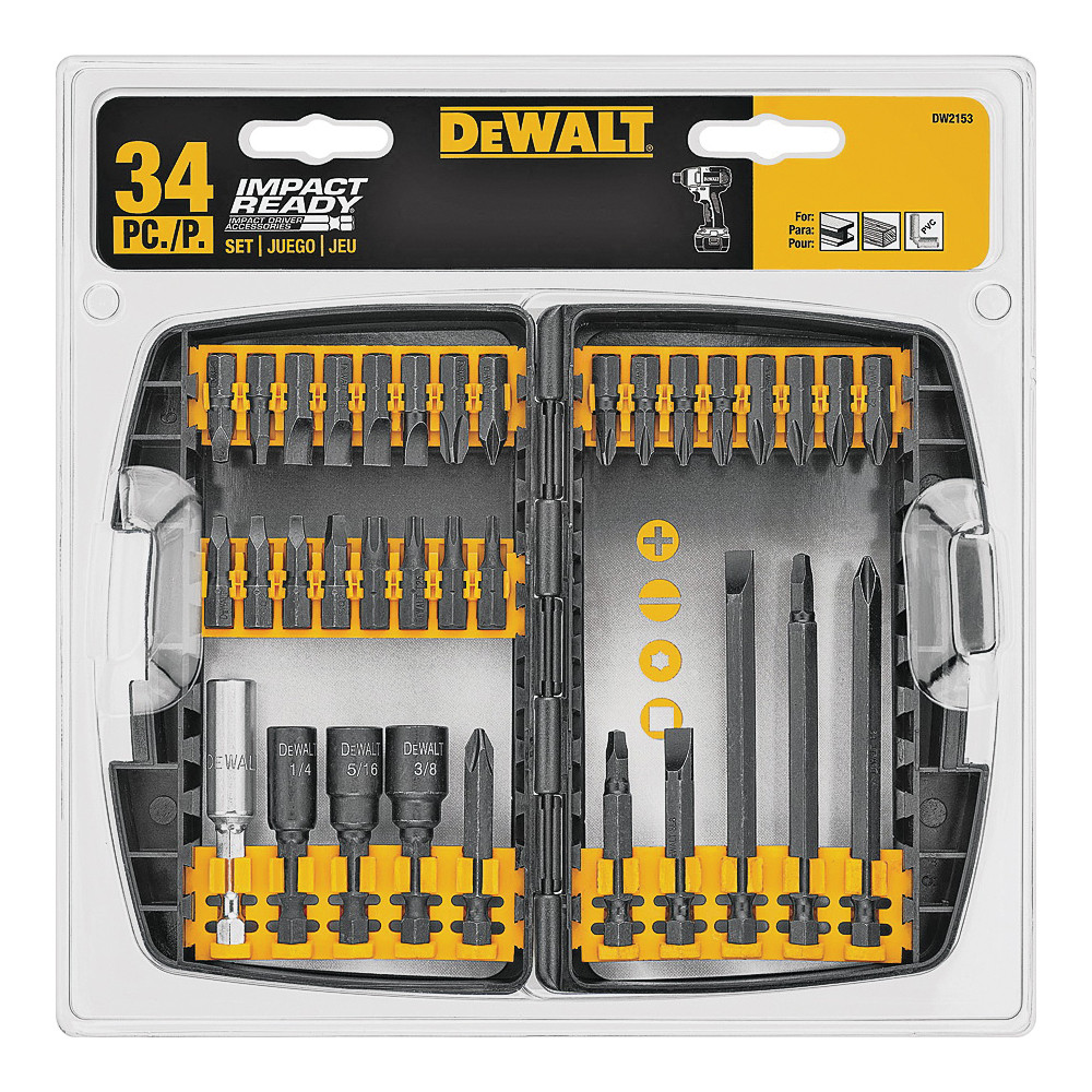 DeWalt 34-Piece Impact Ready Accessory Set