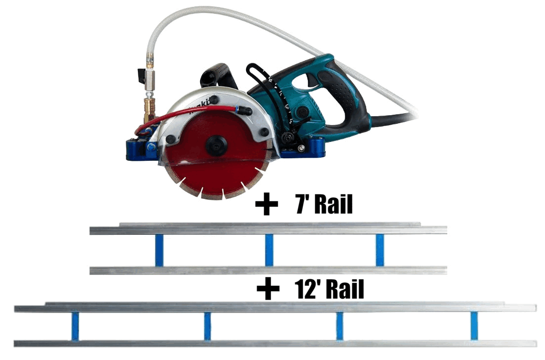 Omega Diamond Blue Ripper Jr Rail Saw