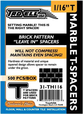 Troxell Hollow "T" Spacers (500 PCS)